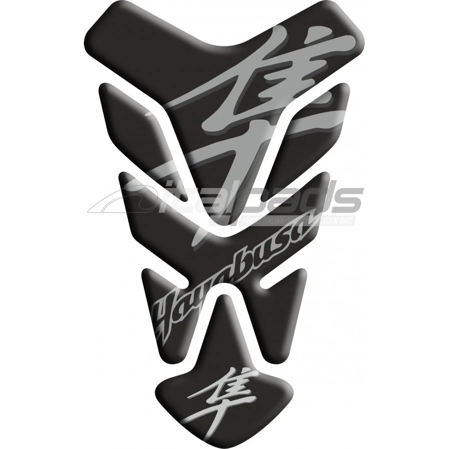 Protège Réservoir adapté pour Suzuki GSX-R Hayabusa mod. "Florida" noir - Photo 1/1