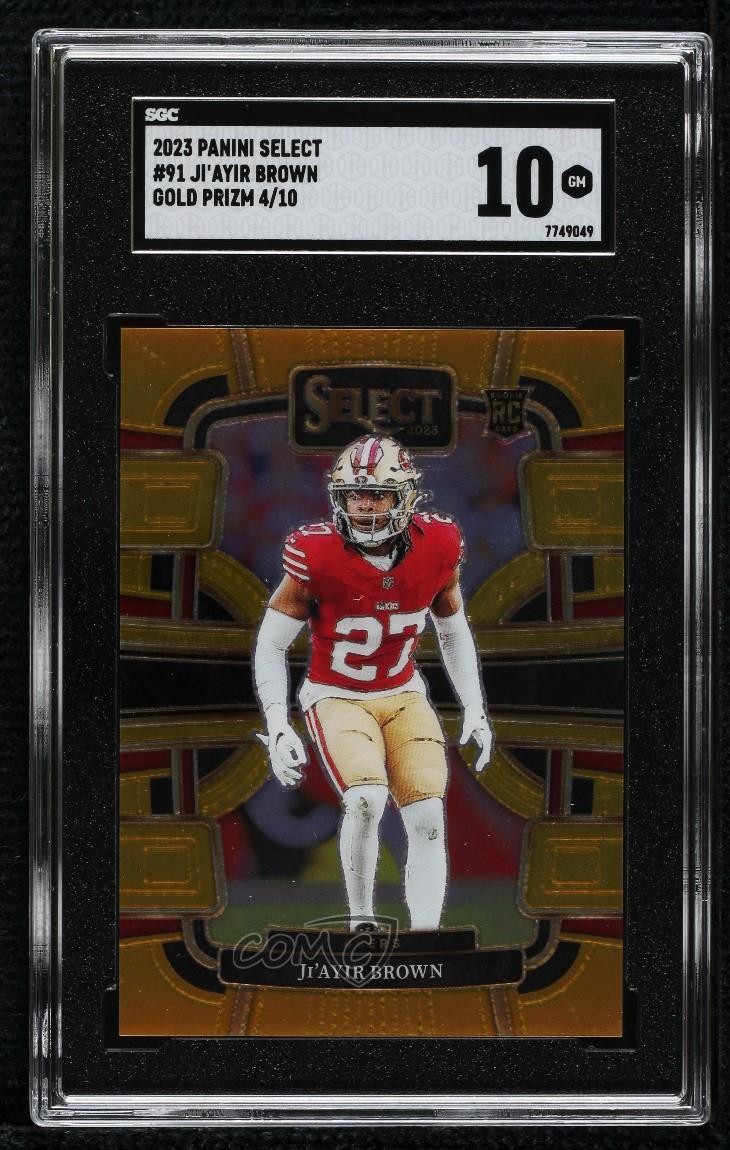 Ji'Ayir Brown Panini Select #91 Gold