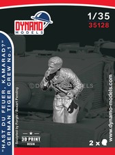 DYNAMO MODEL 35128 WWII GERMAN TIGER CREW NO. 1 "HAST DU FEUER, KAMARAD "