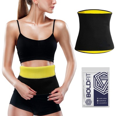Boldfit Bauch Former Sweat Slim Gürtel Für Bauch Training 94cm