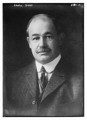 Photo:Edwin Duffy Portrait 1910s Men Formal Suit Bain News Service
