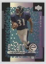 2000 Upper Deck E-card Jamal Lewis #JL Rookie RC 0o6v. rookie card picture