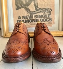 Grenson One Archie Triple Welt Grain Leather Derby Brogues UK 9 G RRP £575