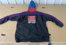 Vintage Nike Soccer Windbreaker Jacket 90s World Cup Edition - Boys XL