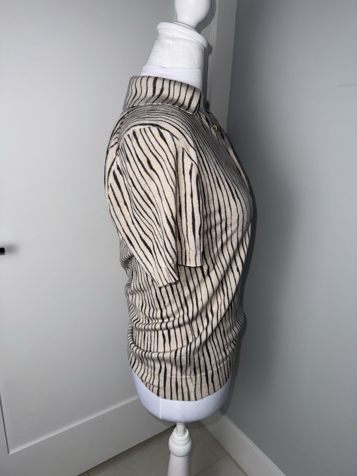 Bottega Veneta Animal Stripe Polo/ Size 4-6 thumbnail 5