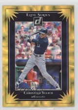 2019 Panini Donruss Elite Series Gold 19/99 Christian Yelich #ES3 1bi0