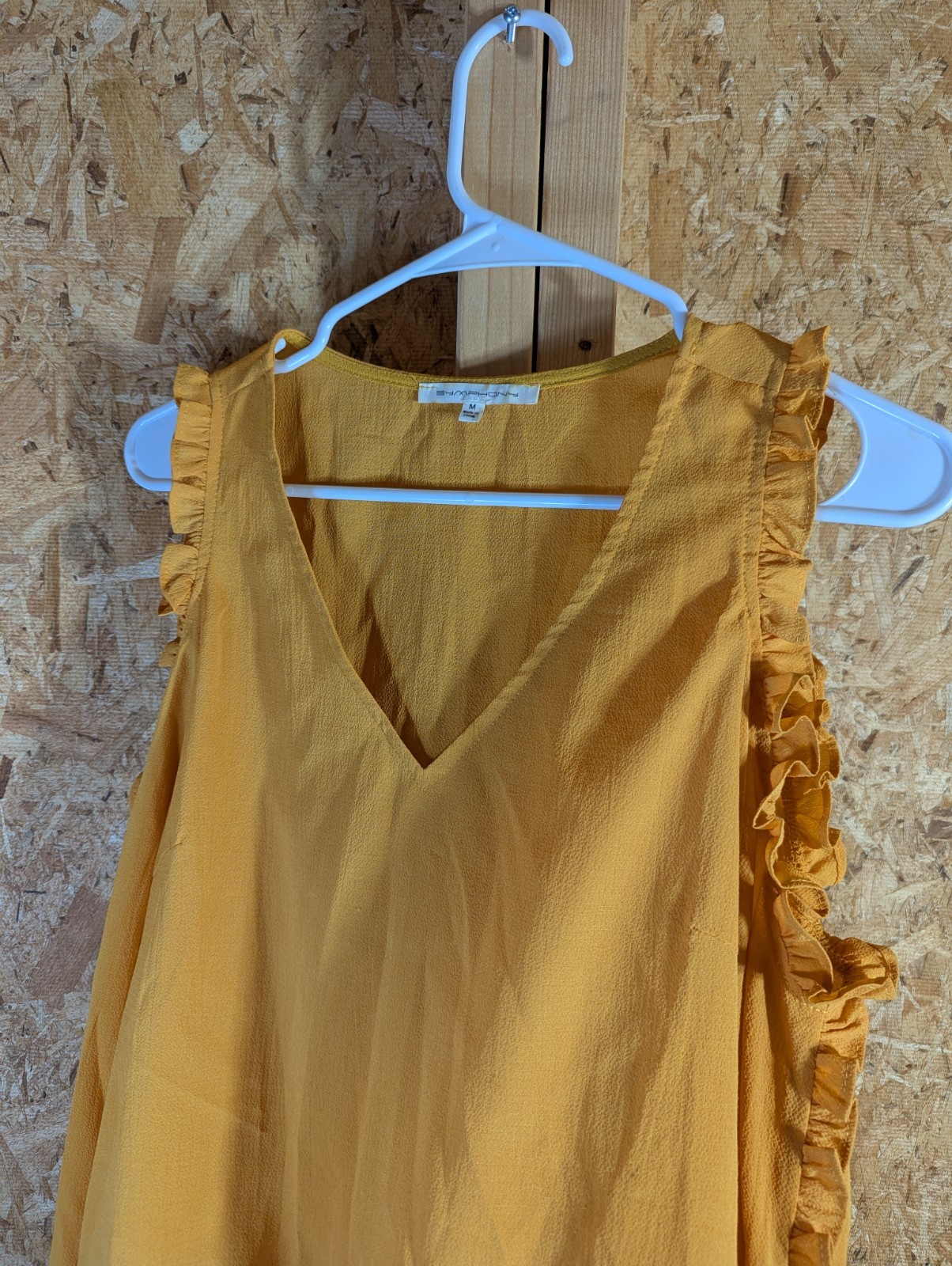 Symphony Medium Polyester Off Shoulder Sleeve Top - image 2