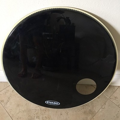 26'' EVANS EQ 3 RESONANT BLACK COLOR DRUM HEAD