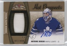 2015 Upper Deck Fleer Showcase Hot Prospects /499 Antoine Bibeau Patch Auto i1x