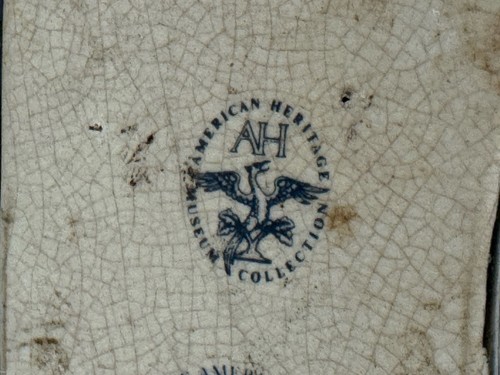 "Almohada de porcelana china vintage reposacabezas de entierro de gato Museo de Comercio Americano 9""" - Imagen 8 de 24
