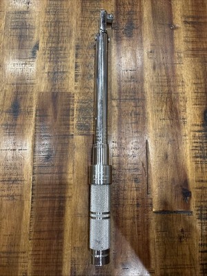 Proto 6065C Inch Pound Torque Wrench, 3/8'' Drive, 100-1000 in Lbs Fixed Head VGC