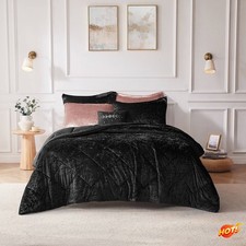Alyssa Velvet Quilted Diamond Ultra Soft Comforter Set