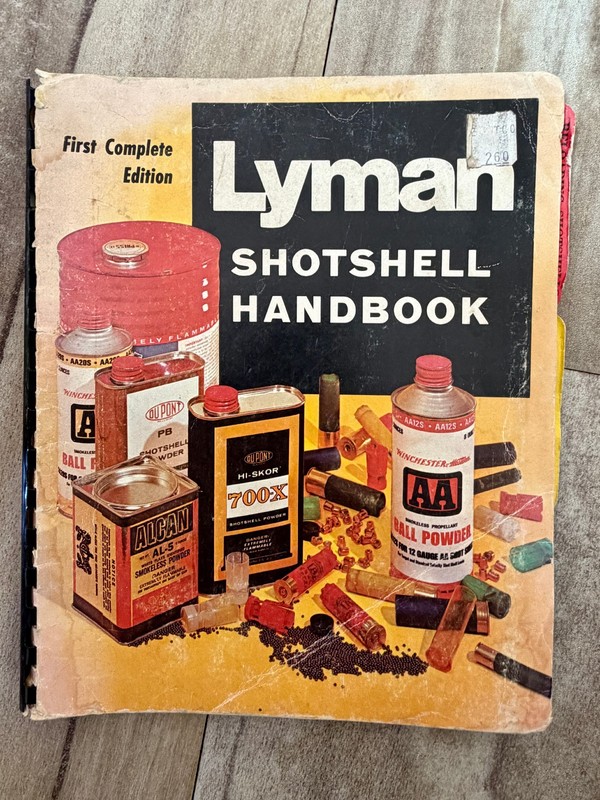 Lyman Shotshell Handbook - First Complete Edition