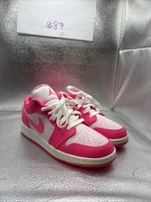 Air Jordan 1 Low Valentines Day GS Shoe Size 5Y Pink 553560-661 NWT