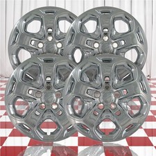 17 Push-on Chrome Hubcaps For 2010-2012 Ford Fusion Qty Four