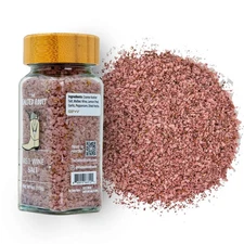 - Red Wine Salt - Bold & Smoky Seasoning - Infused with Red Wine, Peppercorn,...