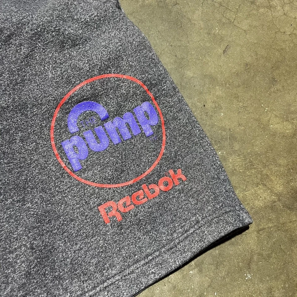 Pantalones Cortos Vintage Años 80 90 The Pump Reebok Gris Algodón 34x8 Años 80 Años 90 Foto 2 de 3