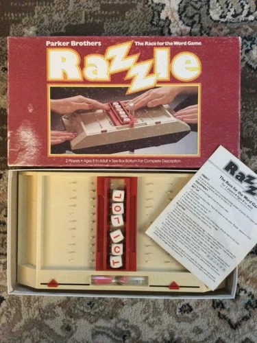 Vintage 1981 Razzle Board Game By Parker Brothers w/ Original Box -100% Complete