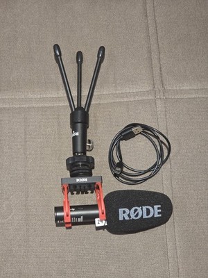 RØDE RODE VideoMic GO II Microphone Gen 1 Lyre Mount with tripod & USB tested