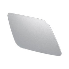 1 Pcs Front Bumper Headlight Washer Nozzle Cover Cap for Right Side Silver Tone