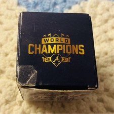 Atlanta Braves 2021 World Champions Replica Ring Collectible with Display Box