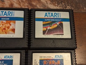 Lot of 8 Atari 5200 Games + 2 TI-99/4a Games Donkey Kong - Untested - See Video