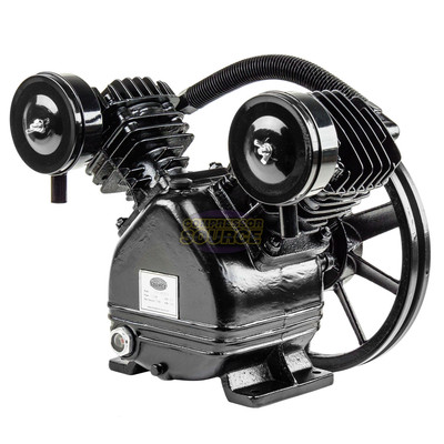 3 HP Replacement Air Compressor Pump Single Stage V Style Twin Cylinder 2 Piston