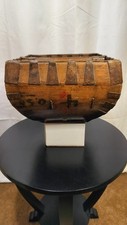 Quing Dynasty Antique Chinese Grain Harvest Basket