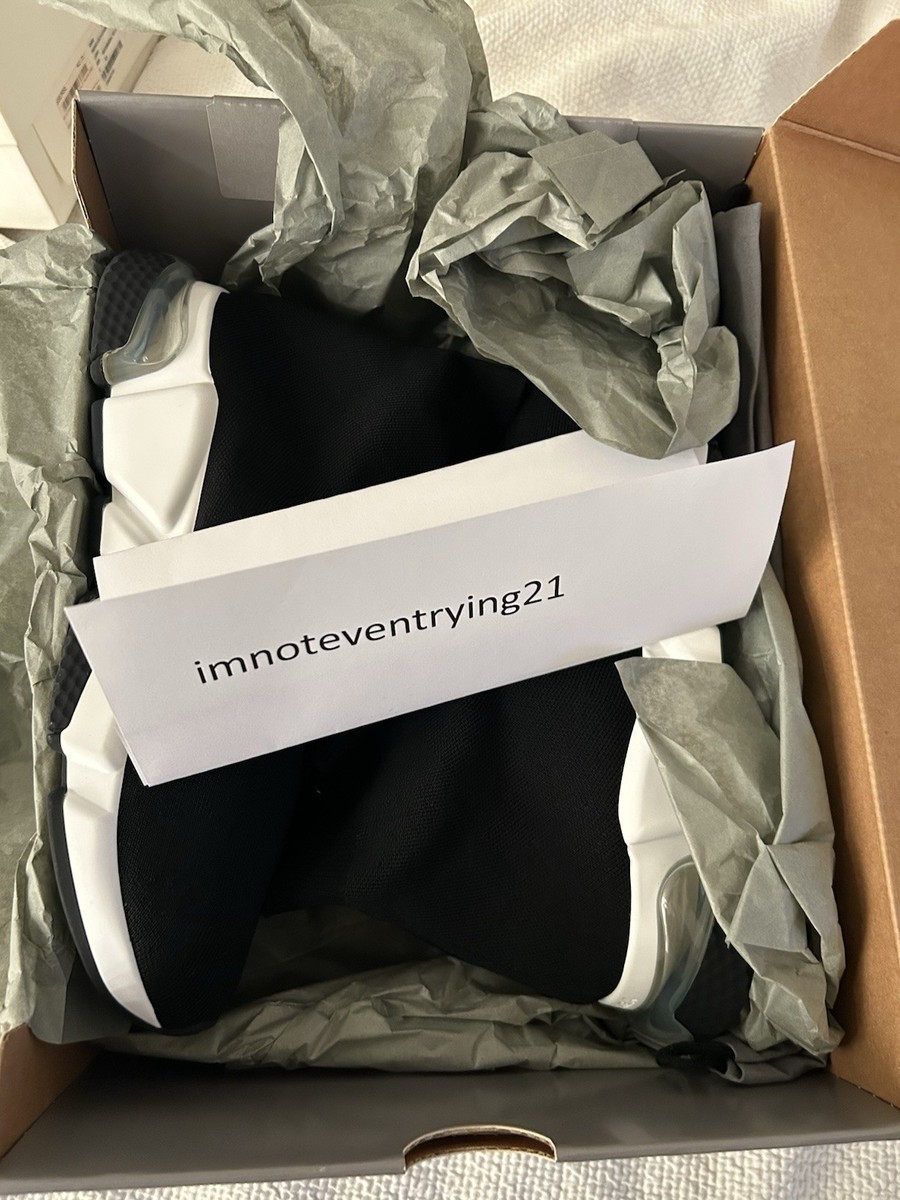 BALENCIAGA SPEED TRAINER 'CLEAR SOLE - BLACK' | eBay