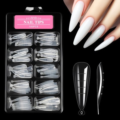 Falsche Nagel Schnell Poly Form Finger Verlängerung False Nail Tips Gel Spitzen