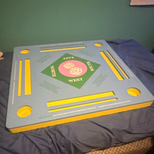 Floating Mahjong Table Mat for pool double-sided 2 into 1games32.5by 32.5