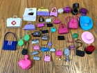 Vintage Barbie Doll Accessory Accessories Purses Backpack Bags Hats Lot 27 1990s
