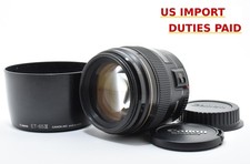 Near MINT Canon EF 85mm f1.8 USM AF Portrait Telephoto Lens w/ Hood From JAPAN