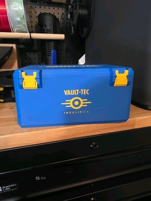 Fallout Vault-Tec Stash Box For Storing Games Accessories 9In X 6.87In X 5In