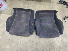 88 89 90 91 Honda Crx Si Oem Black Cloth Left Right Front Seat Cushion Pad Set