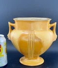 Roseville Russco Orange Gold 1934 Art Pottery Vase 108-8” In Exc Mint Condition