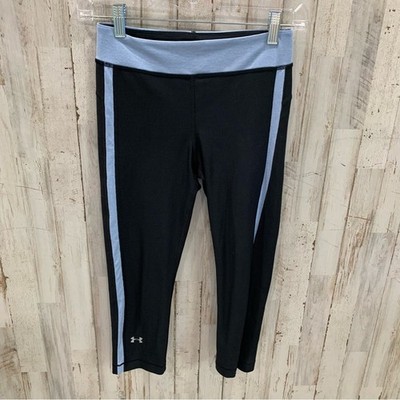 UNDER ARMOUR HeatGear Armour 18 Sport Capris 5634 Black Blue