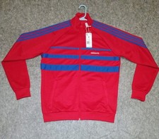 90 MSRP Adidas Originals 3 Stripe Sz Medium The First T T Jacket Red Blue