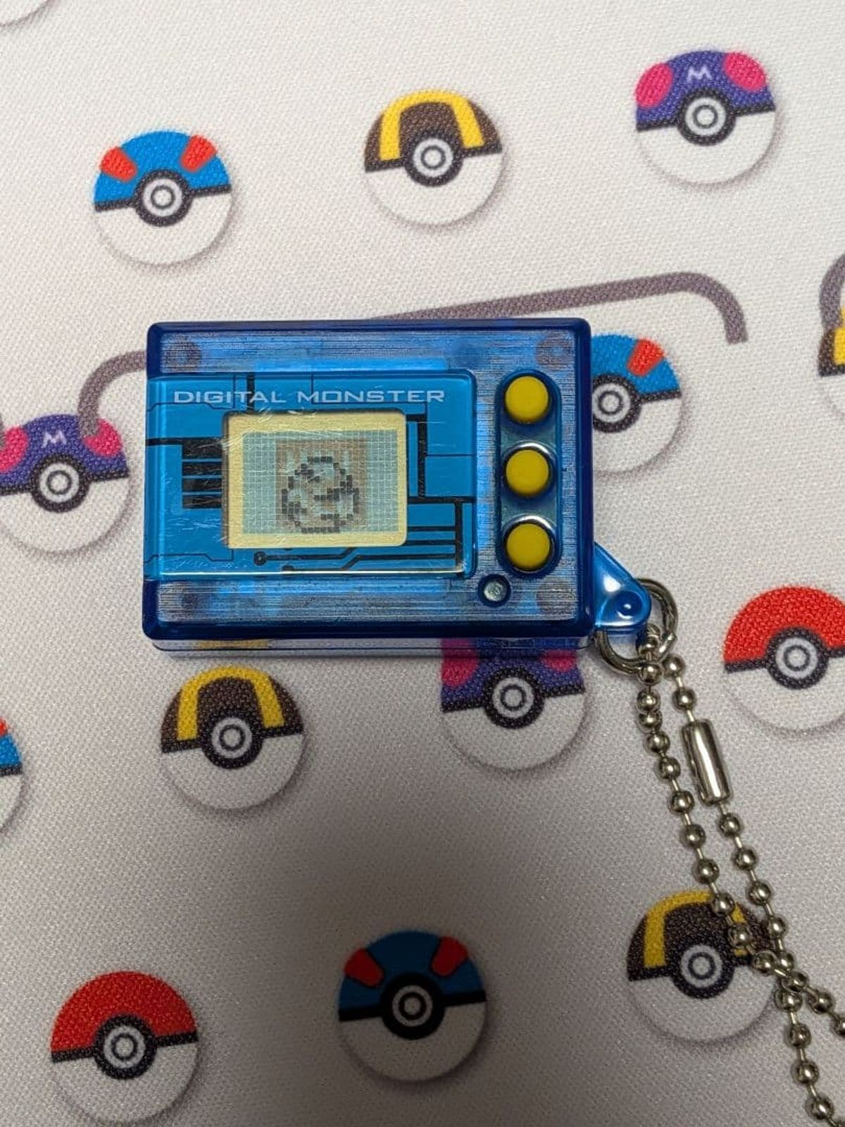 Digimon Mini UNIQLO Clear Blue Tamagotchi Device Bandai thumbnail 4