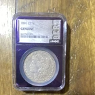 1891 CC MORGAN SILVER DOLLAR NGC GENUINE CARSON CITY U.S. MINT COIN 8427