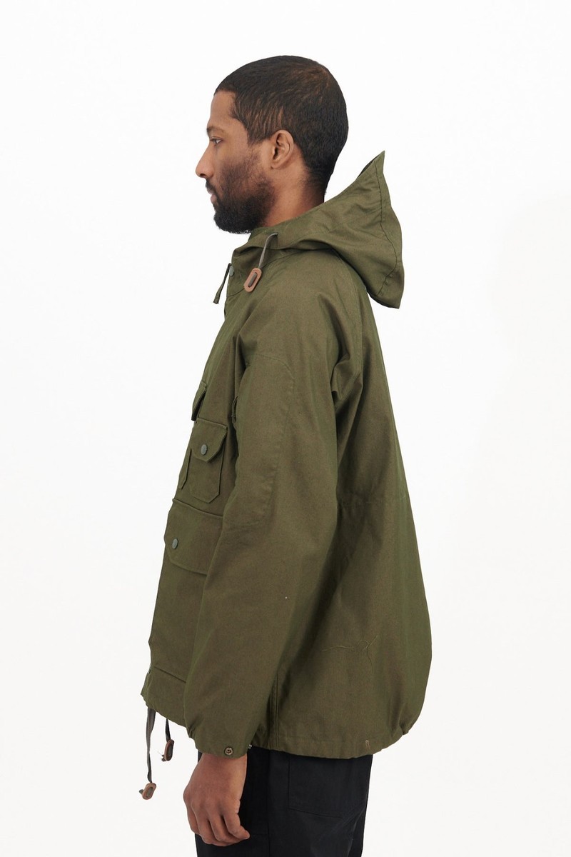 ENGINEERED GARMENTS OLIVE CP WEATHER POPLIN ATLANTIC PARKA