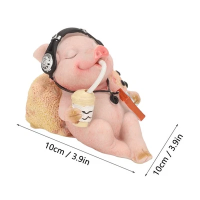 Funny Pig Statue Decoration Pig Statue For Tabletop - image 1 of 4