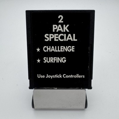 Atari 2600 Spiel -- 2-PAK CHALLENGE/SURFING -- PAL -- HES - VCS