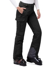 33,000ft Women's Insulated Snow Pants, Waterproof Snowboard Ski Pants with Bo...