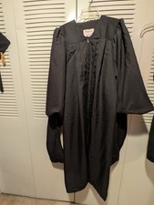 CLERKMANS Masters Graduation Gown Regalia Size 51 5'6"-5'8" 