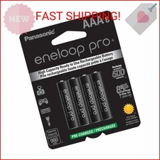 Eneloop Panasonic BK-4HCCA8BA pro AAA High Capacity Ni-MH Pre-Charged Rechargeab