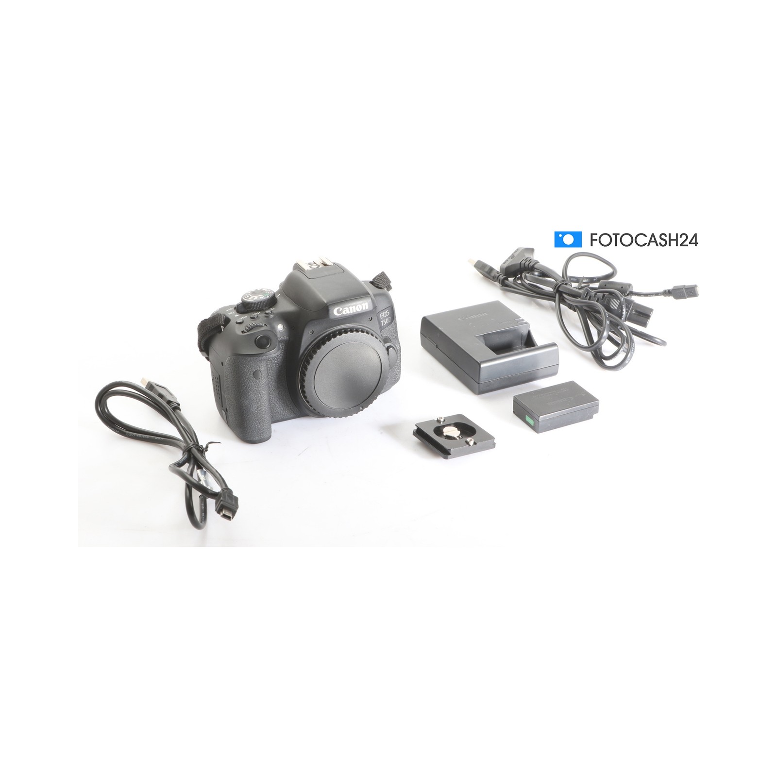 Canon EOS 750D + Top (292808) Compact Camera, Black
