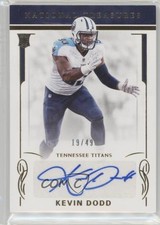 2016 Panini National Treasures Rookie Signatures Gold 19/49 Kevin Dodd Auto 0f8