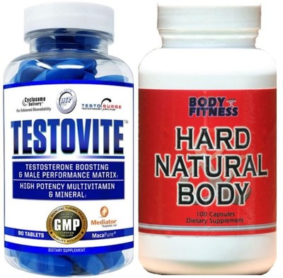 Hi-Tech Testovite Multi-Vitamin, Test Booster with FREE Hard Natural Body