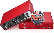 Interfaz de audio para grabación de música,...